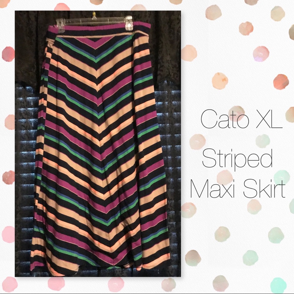 ✨SOLD✨Cato XL striped Maxi